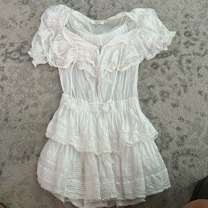 White Loveshack Fancy Dress. Size S